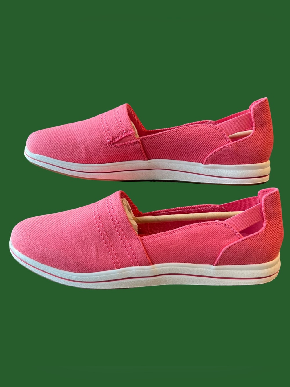 Clarks Cloudsteppers Women’s Breeze Slip-on in Bright Coral - Picture 6 of 10